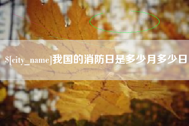 仁怀我国的消防日是多少月多少日