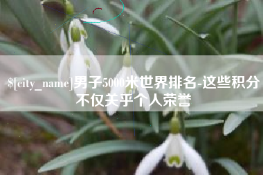 仁怀男子5000米世界排名-这些积分不仅关乎个人荣誉