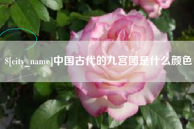 仁怀中国古代的九宫图是什么颜色