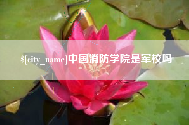 仁怀中国消防学院是军校吗