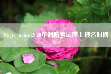 仁怀2020年消防考试网上报名时间