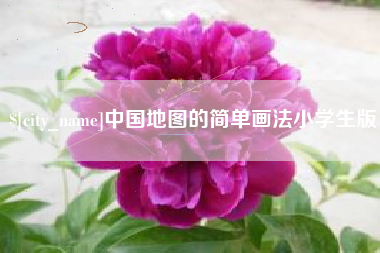 仁怀中国地图的简单画法小学生版