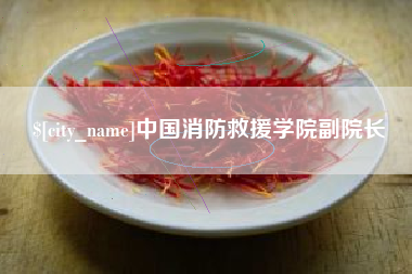 仁怀中国消防救援学院副院长