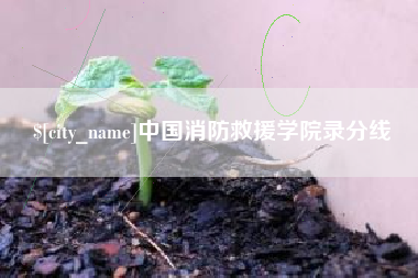 仁怀中国消防救援学院录分线