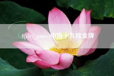 仁怀中国十九枚金牌