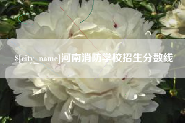 仁怀河南消防学校招生分数线