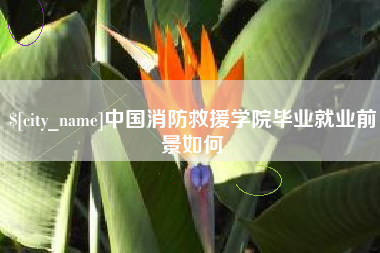 仁怀中国消防救援学院毕业就业前景如何