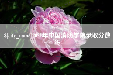 仁怀2021年中国消防学院录取分数线