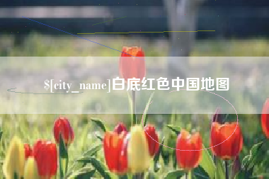 仁怀白底红色中国地图