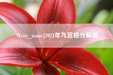 仁怀2021年九宫格分解图