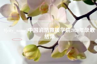 仁怀中国消防救援学院2020年录取结果