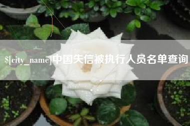 仁怀中国失信被执行人员名单查询
