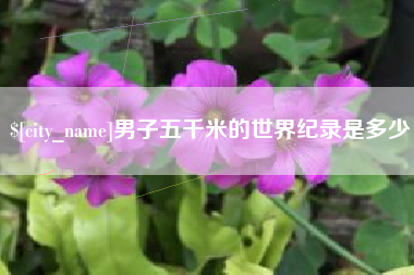 仁怀男子五千米的世界纪录是多少