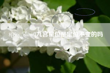 仁怀九宫星位是定位不变的吗