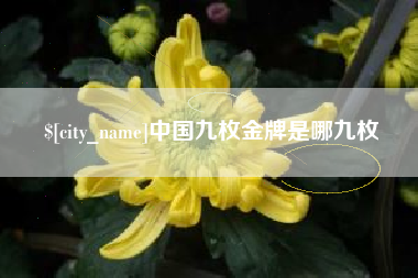 仁怀中国九枚金牌是哪九枚