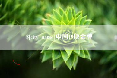 仁怀中国19块金牌