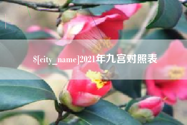 仁怀2021年九宫对照表