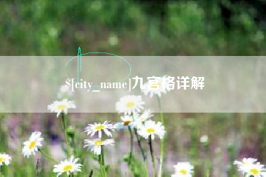 仁怀九宫格详解