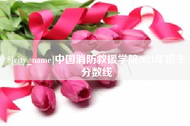 仁怀中国消防救援学院2021年招生分数线