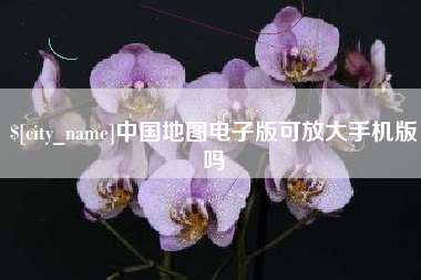 仁怀中国地图电子版可放大手机版吗