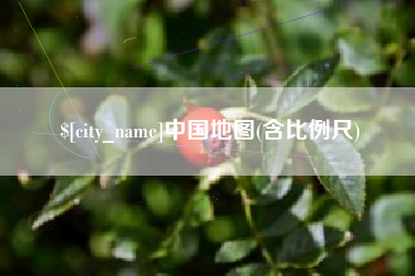 仁怀中国地图(含比例尺)