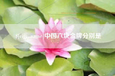 仁怀中国六块金牌分别是