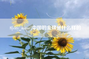 仁怀中国的金牌是什么样的