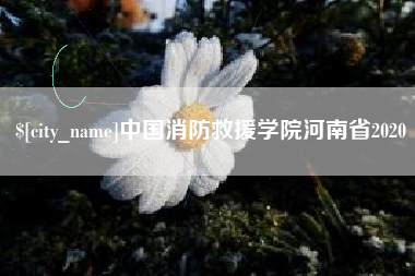 仁怀中国消防救援学院河南省2020